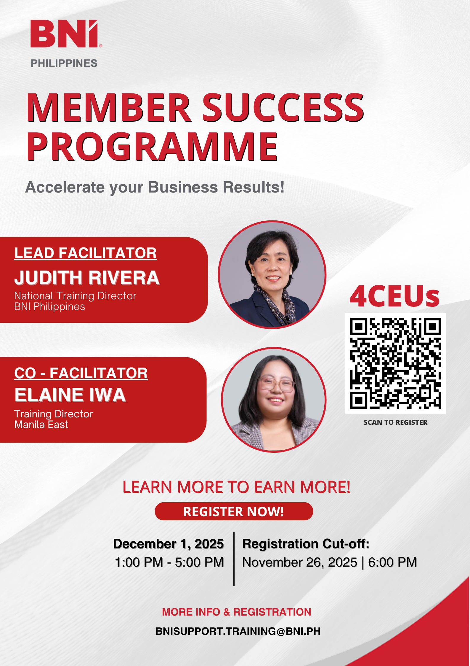 DEC 1 2025 - Member Success Programme