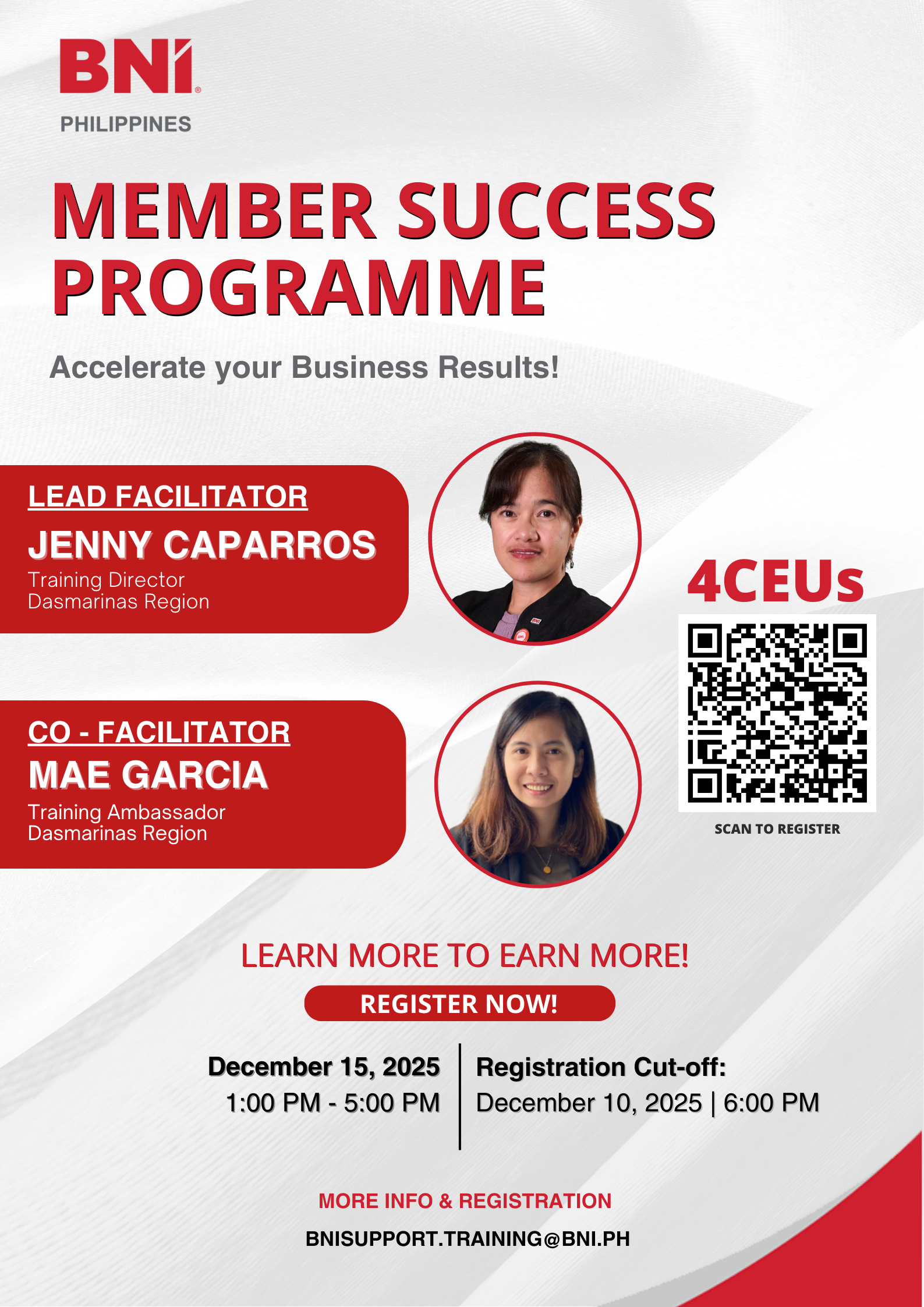 DEC 15 2025 - Member Success Programme