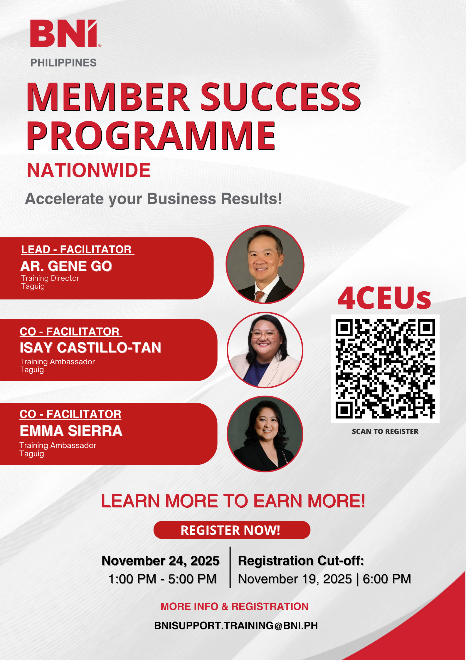 Nov 24 2025 - Member Success Programme